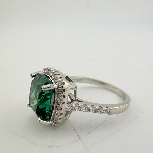 3.56 Carat Lab Created Pariaba Color Change Ring Size 8 - Picture 10 of 16